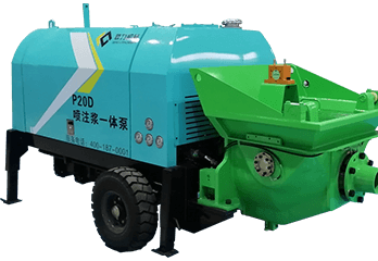 Diesel shotcrete pump