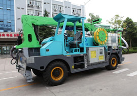 Introduction of GHP3515H Engineering Truck-mounted Robot Shotcrete Machine