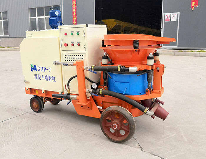 GHP-5D/7D Environmental-friendly dry shotcrete machine