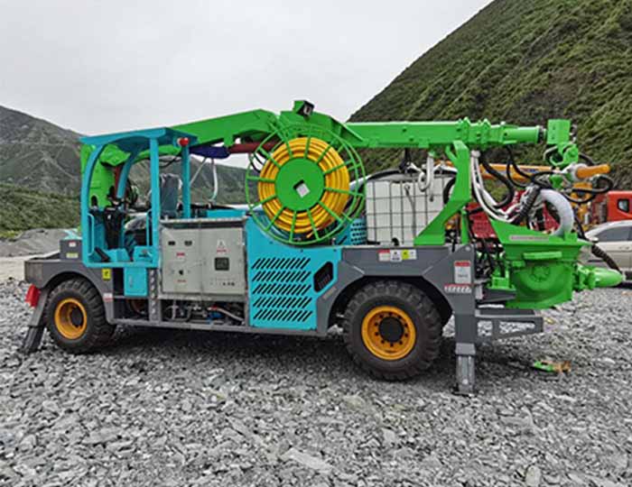 GHP3017E Engineering Truck-mounted Robot Shotcrete Machine